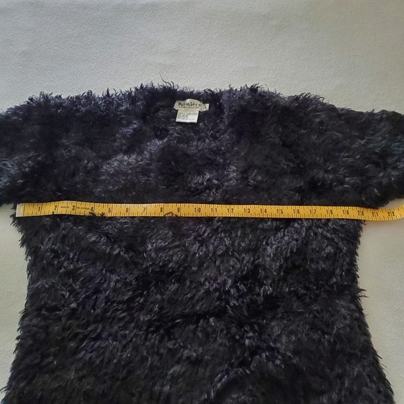 Vintage Premiere Designer Collection Black Top Short Sleeve Large - Picture 6 of 7